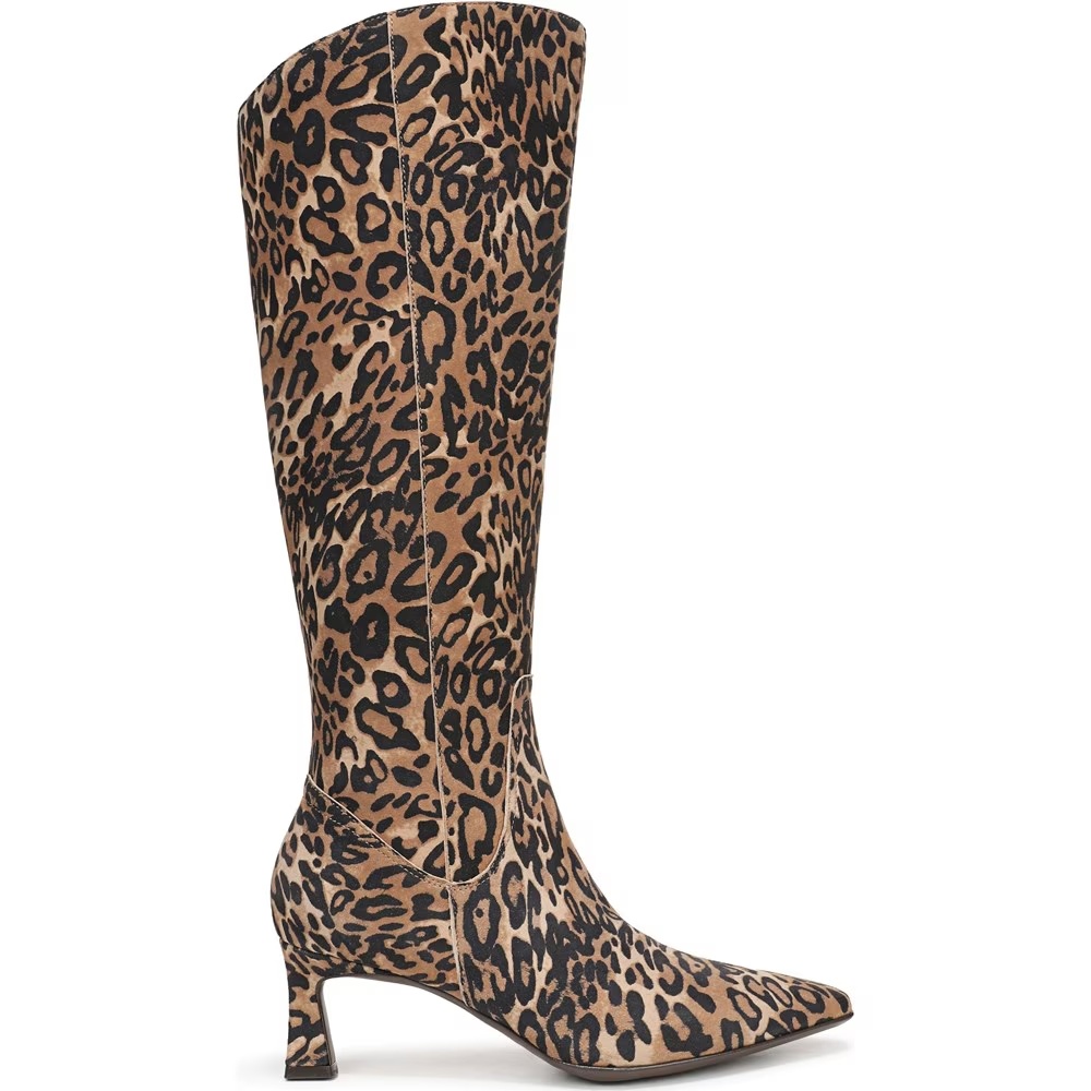 Сапоги Deesha с широким голенищем и высокими коленями Naturalizer, цвет leopard print suede — фото 2