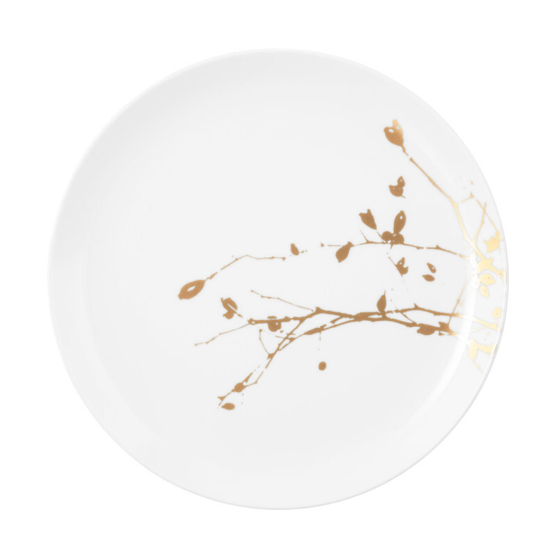 

Liberty Golden Rose Hip тарелка круглая 27,5 см Seltmann Weiden, белое золото