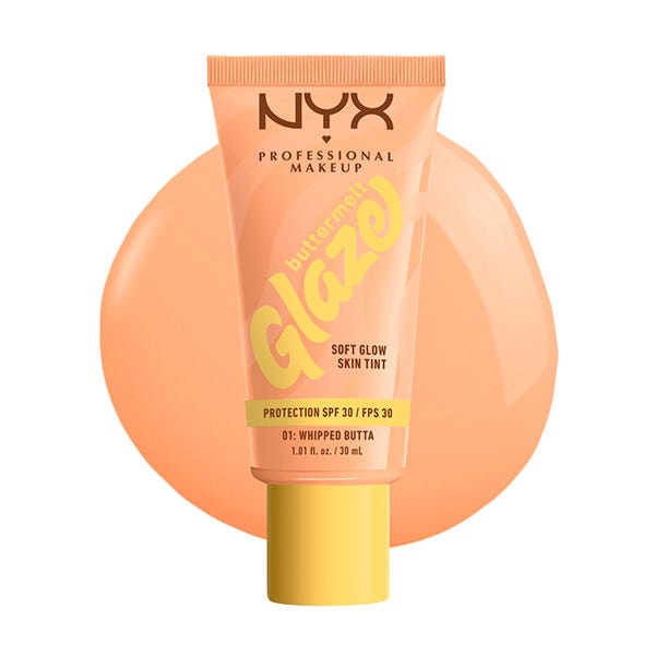 Сияющая тональная основа NYX PROFESSIONAL MAKE UP Buttermelt Glaze, 01 Whipped Butta — фото 3