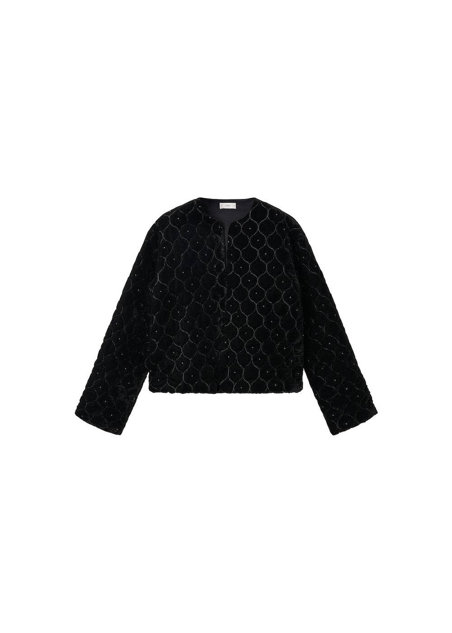 

Куртка межсезонная MANGO TEEN Cheersbl, черный