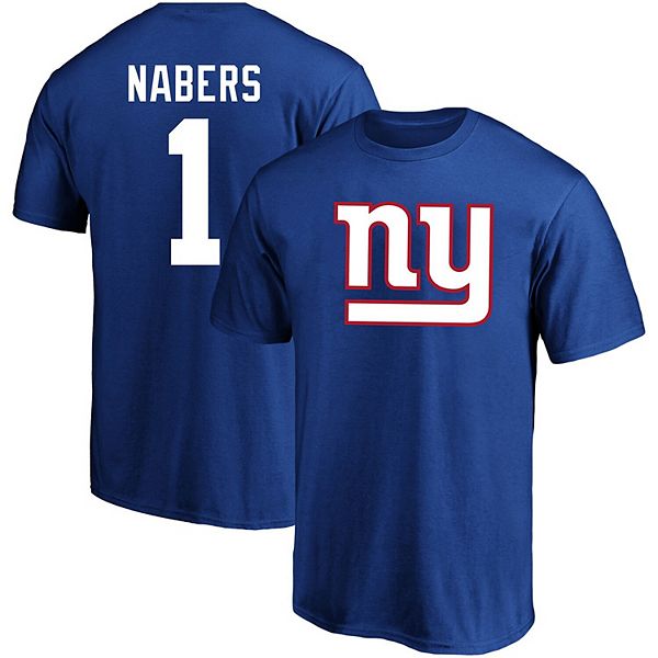 

Футболка Malik Nabers New York Giants Big & Tall Fanatics