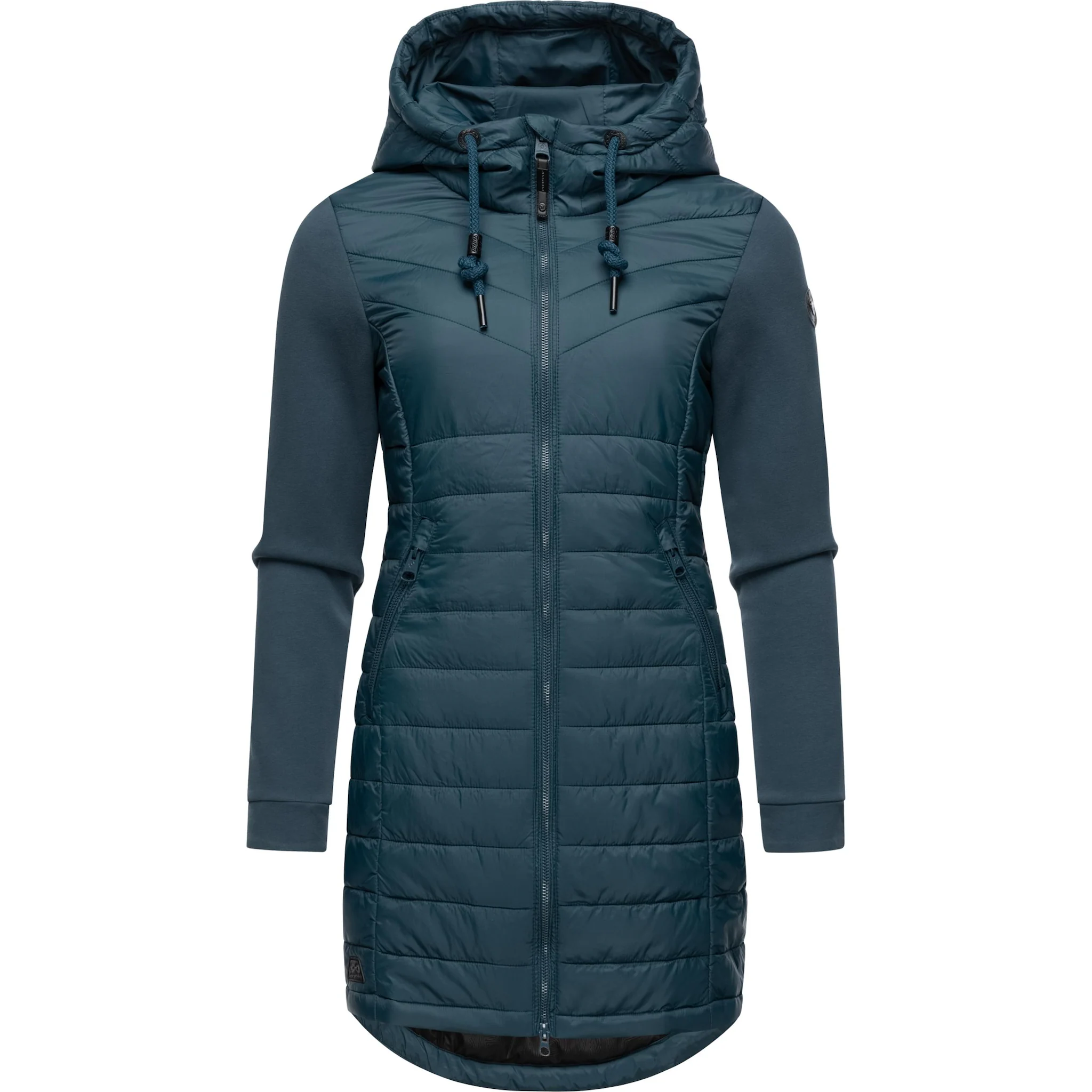 

Стеганое пальто Ragwear "Lucinda Long", пальто из современного микса материалов с капюшоном, цвет Petrol