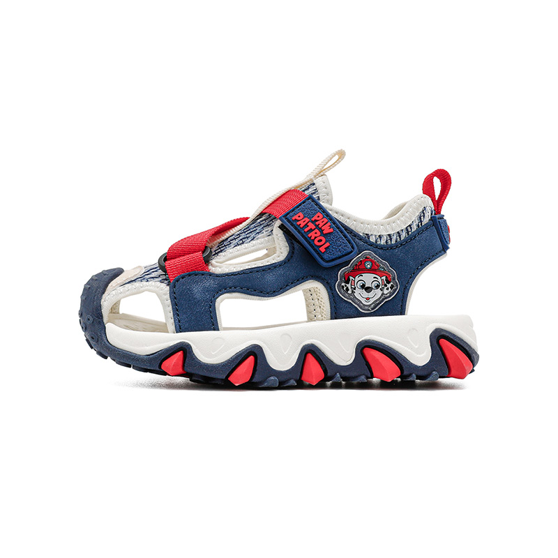 

Детские сандалии с низким верхом, нескользящие, износостойкие, дышащие PAW PATROL, красный