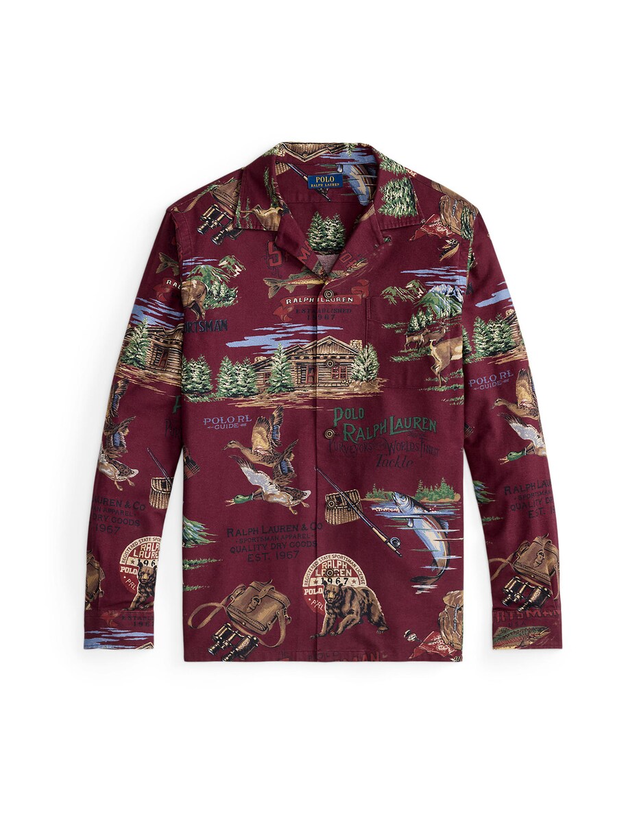 

Рубашка на пуговицах классического кроя Polo Ralph Lauren, Wine red