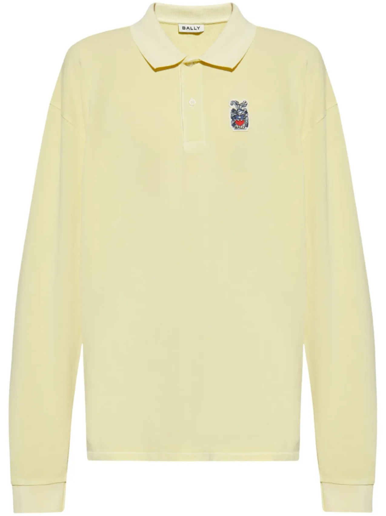 

Рубашка поло с аппликацией Bally Crest, желтый