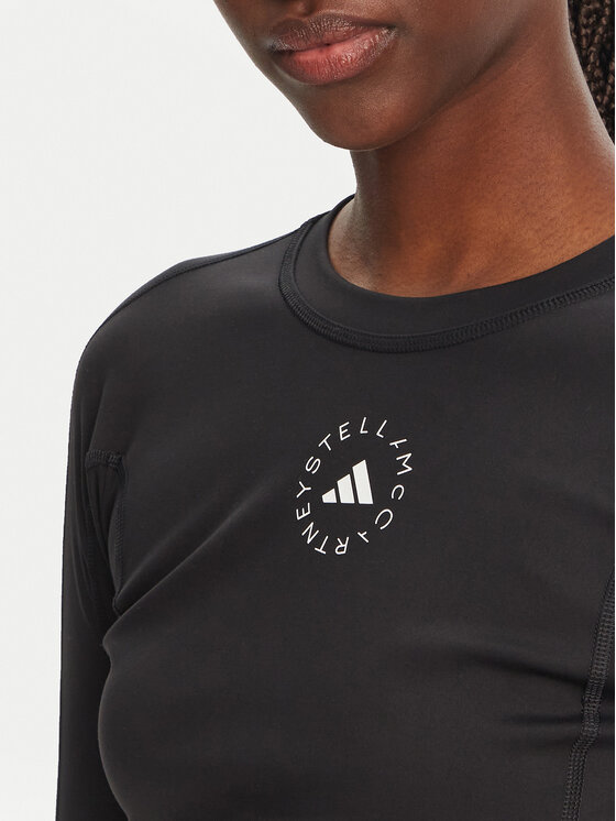 Техническая футболка облегающего кроя Stella McCartney TrueStrength IW3859 Adidas By Stella Mccartney, черный — фото 4