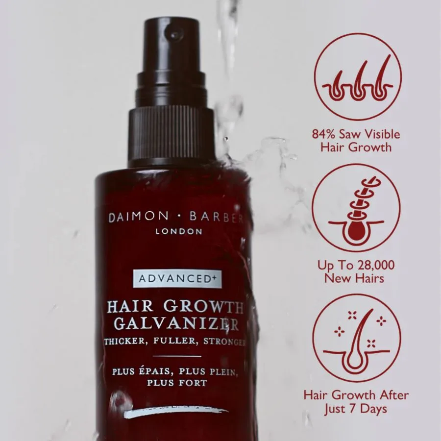 Гальванизатор для роста волос Daimon Barber, темно-красный — фото 3
