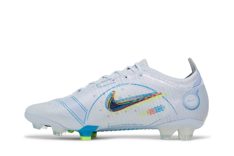 Кроссовки Nike Mercurial Vapor 14 Elite FG, серый — фото 3