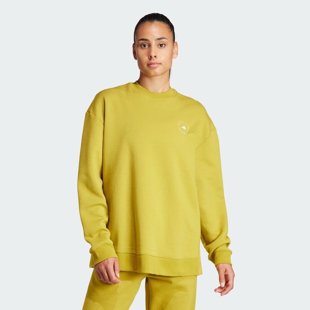 

Толстовка Adidas ADIDAS BY STELLA MCCARTNEY Sportswear Sweatshirts, цвет Pulse Olive/White