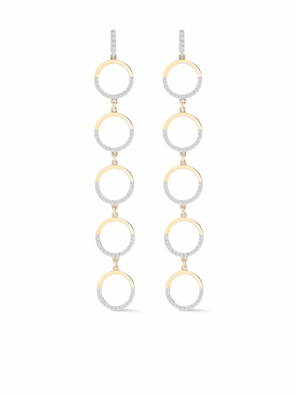 

Серьга FiveTier Halfmoon из желтого золота с бриллиантом Mateo, золотой