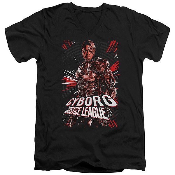

Футболка с коротким рукавом Justice League Cyborg Licensed Character