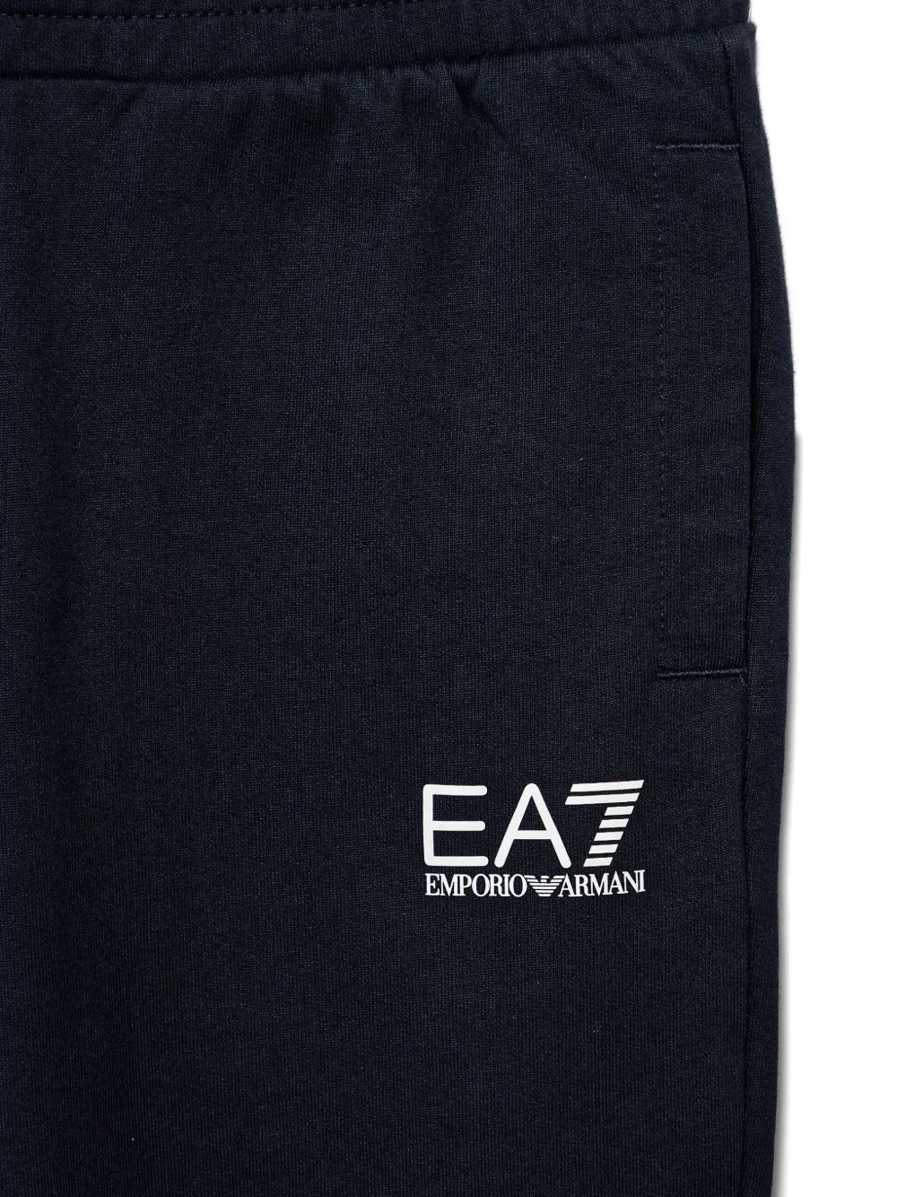 Спортивный костюм с вышитым логотипом и капюшоном Ea7 Emporio Armani — фото 3