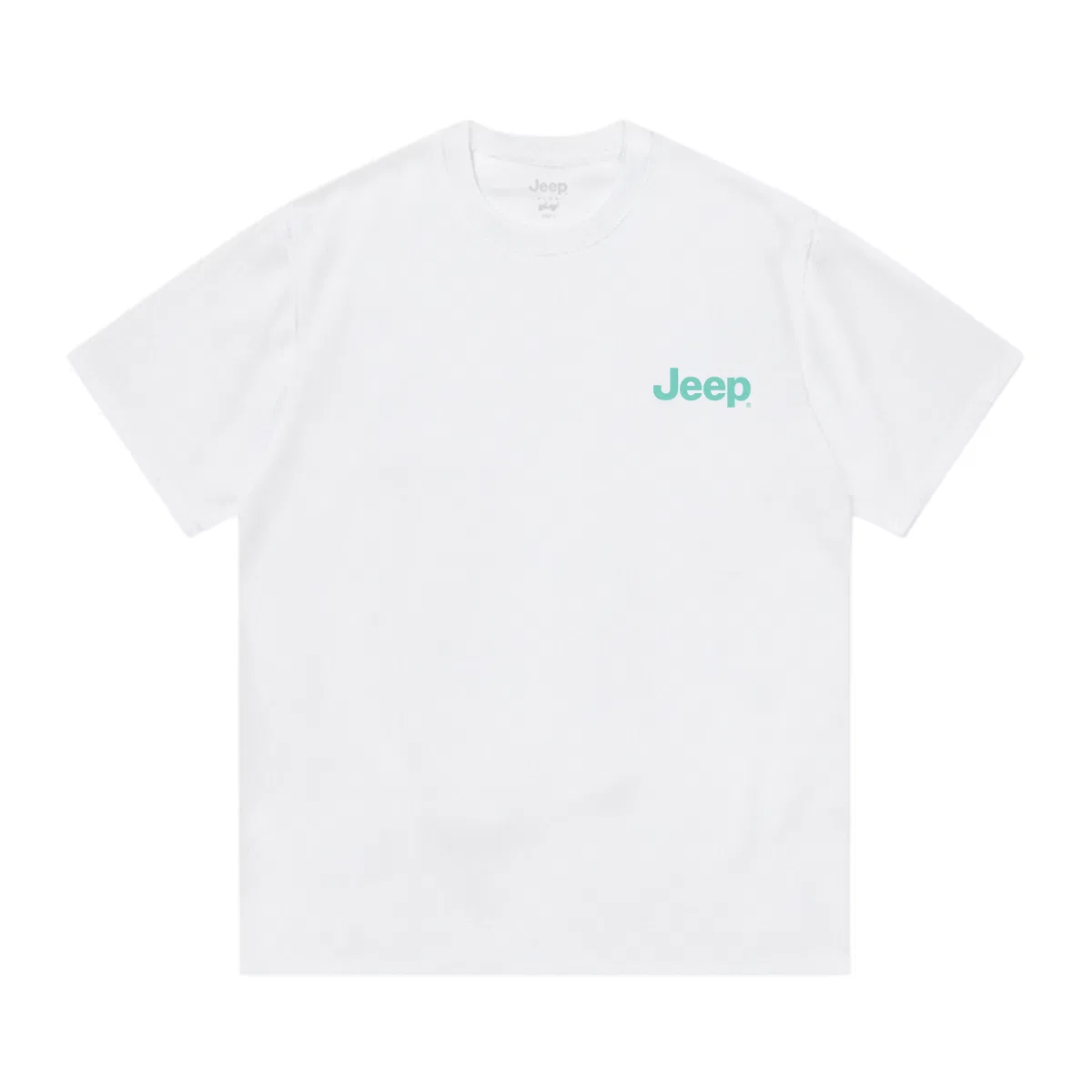 Футболка хлопковая с круглым вырезом Jeep Sky Blue — фото 4