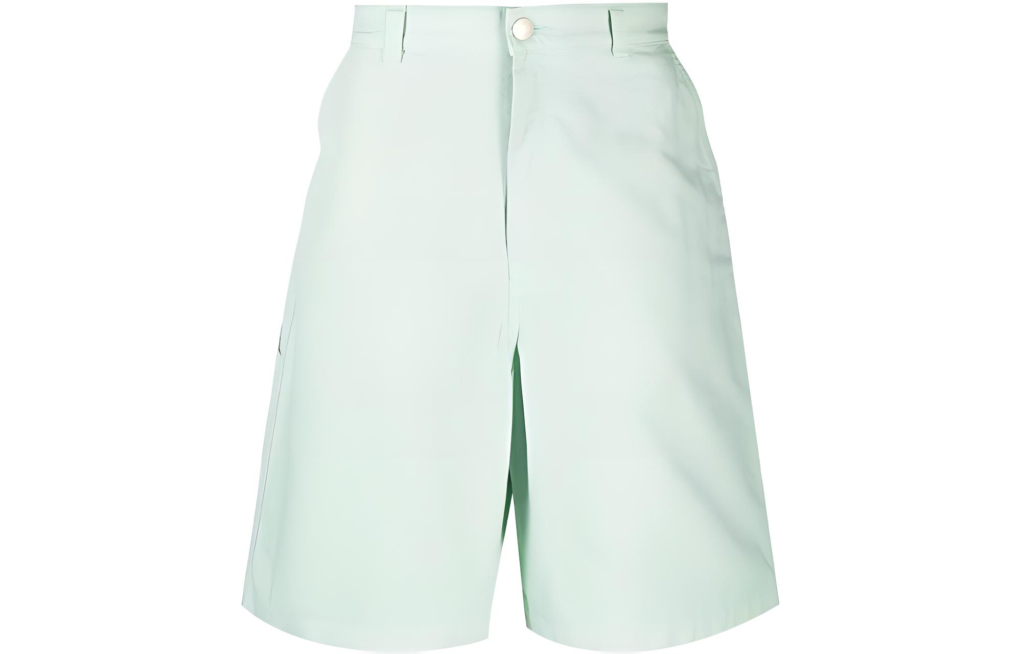 

Бермуды Ami Paris с широкими штанинами и стропой AMIPARIS, зеленый