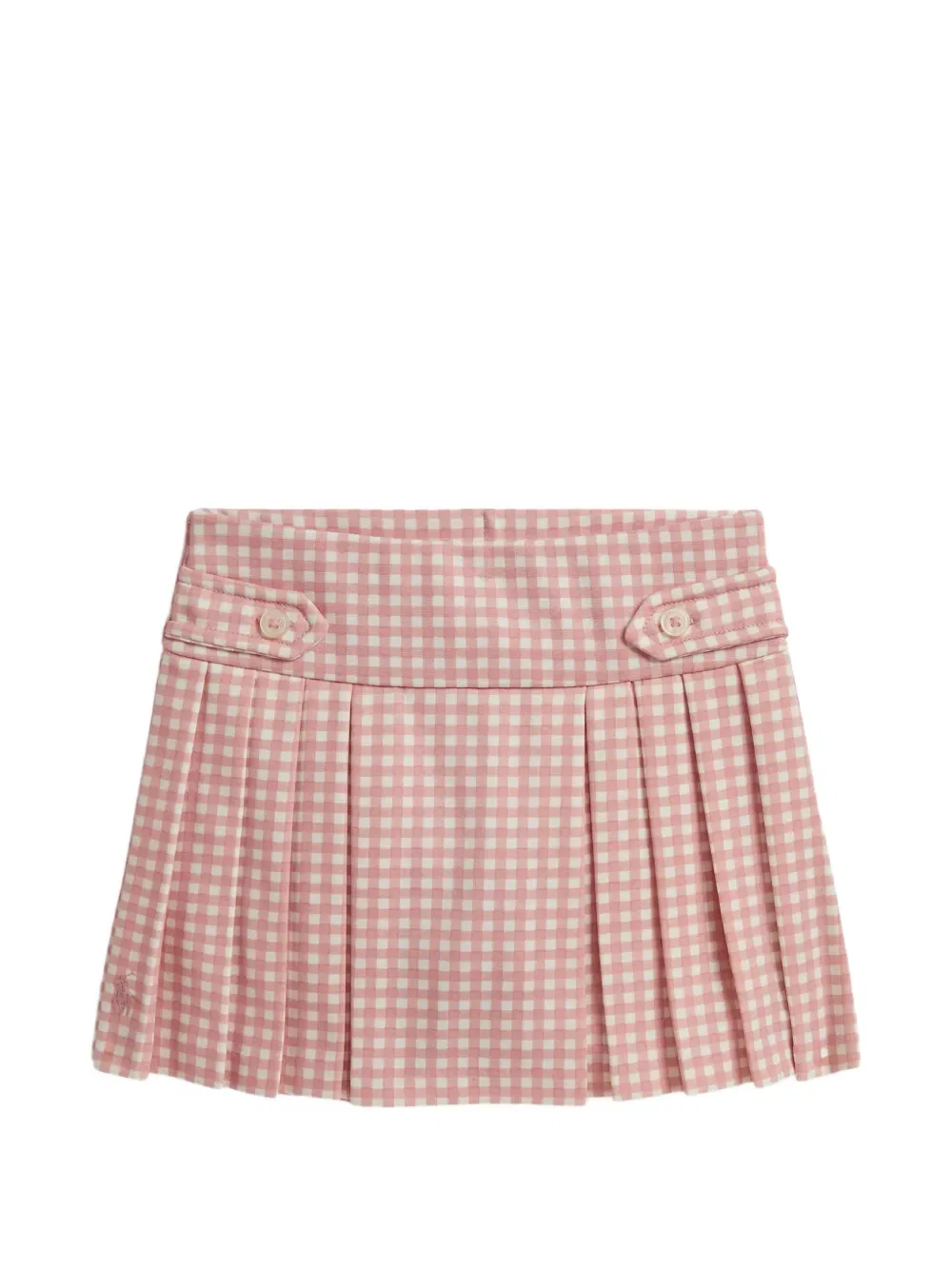 Плиссированная юбка в клетку Polo Ralph Lauren Kids, розовый