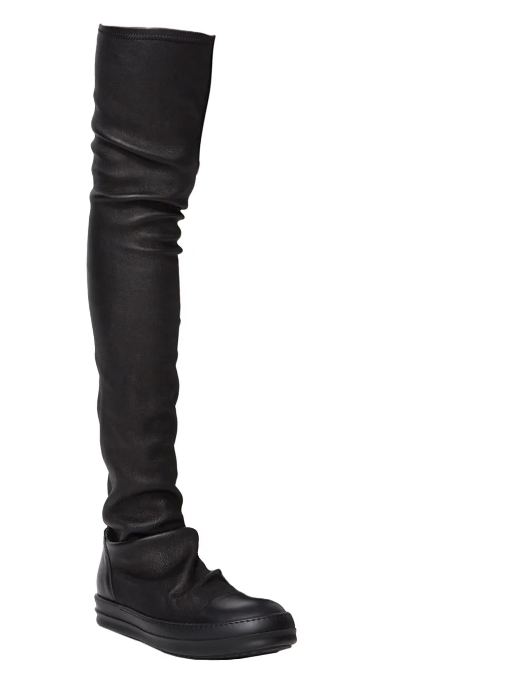 Кеды-ботфорты Rick Owens, черный — фото 2