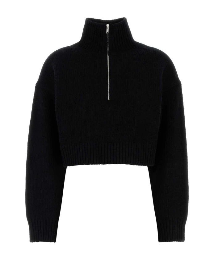 

Черный шерстяной пуловер Sonore Nanushka, черный