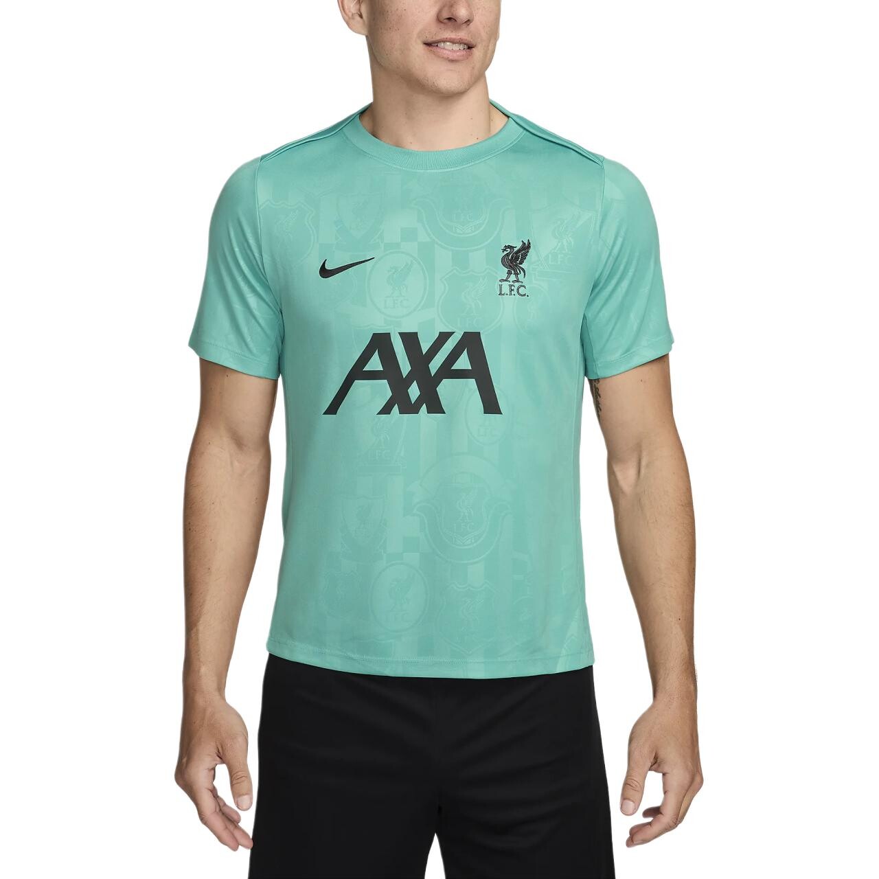 

Футболка мужская Liverpool футболка сине-зеленая Nike, сине-зеленый