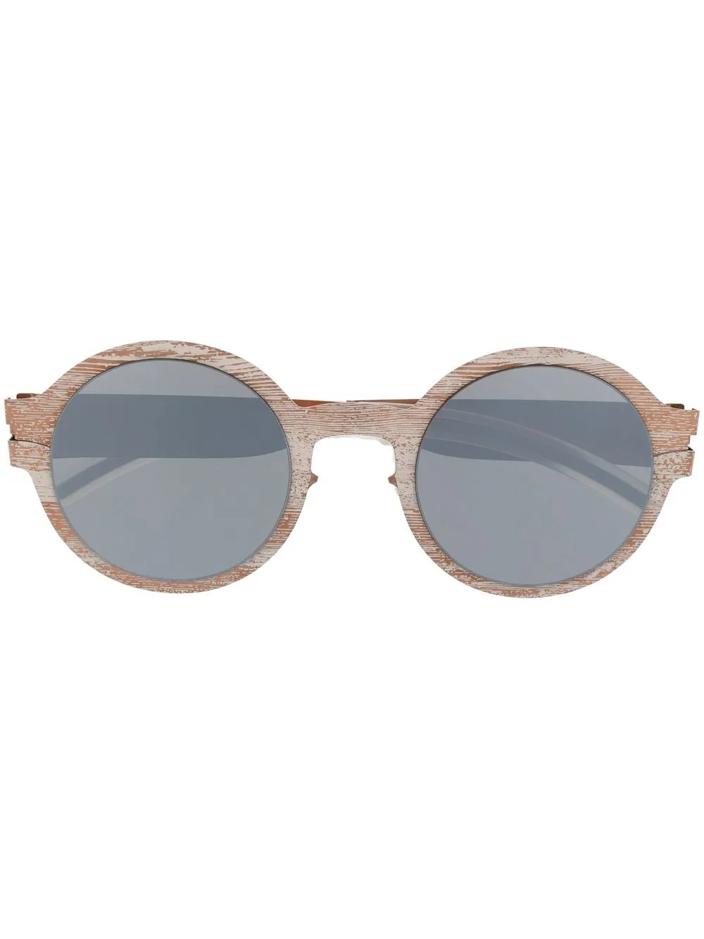 

Солнцезащитные очки в круглой оправе Mykita, коричневый