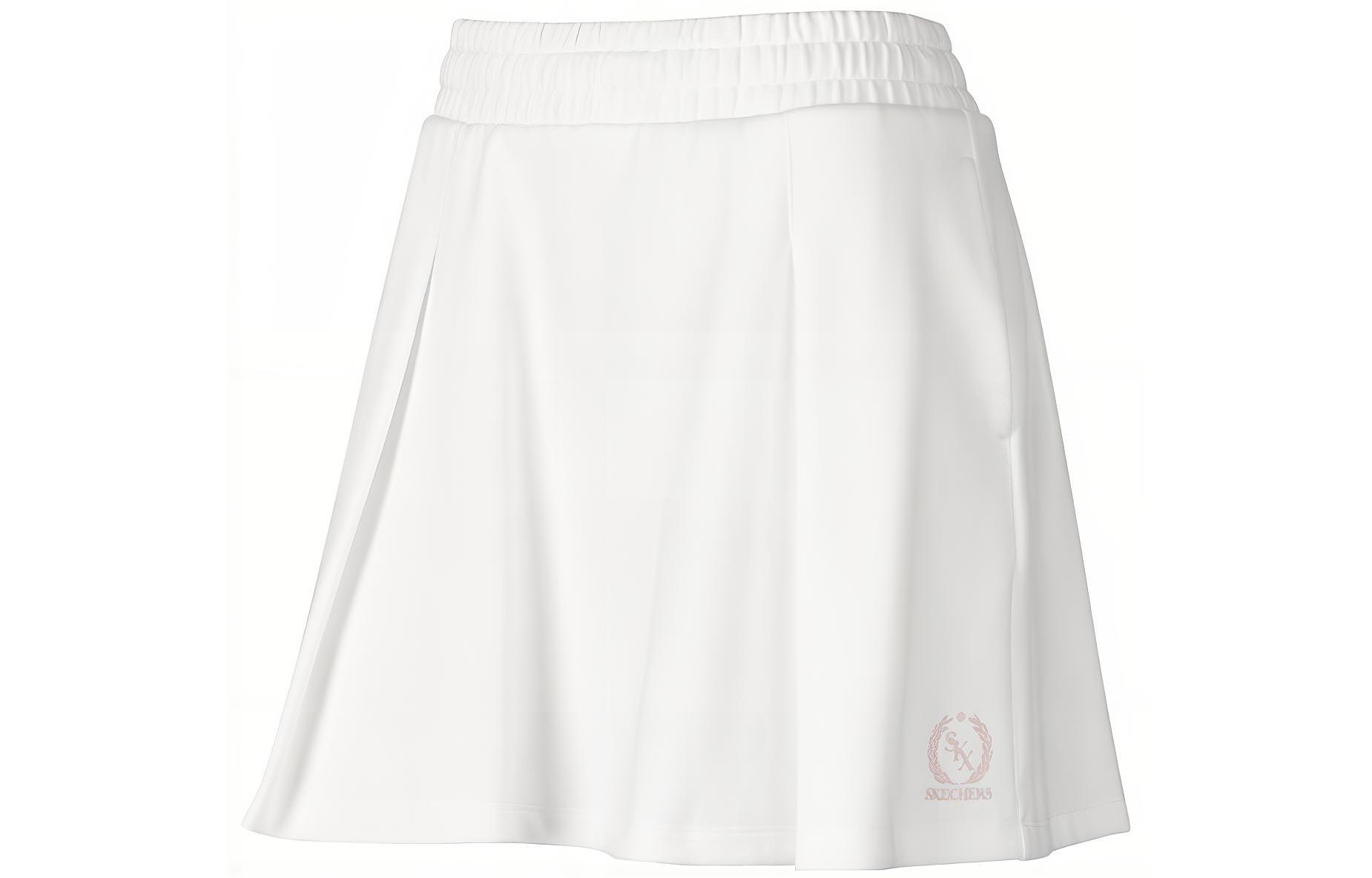 

Повседневная короткая юбка женская ярко-белая Skechers