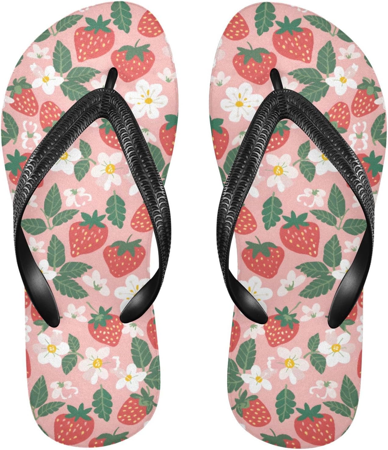 

MNSRUU женские и мужские шлепанцы клубничные, женские слайды, мужские сандалии, душевые тапочки, летние нескользящие шлепанцы для плавания, пляжа, ванной, Strawberry A8601