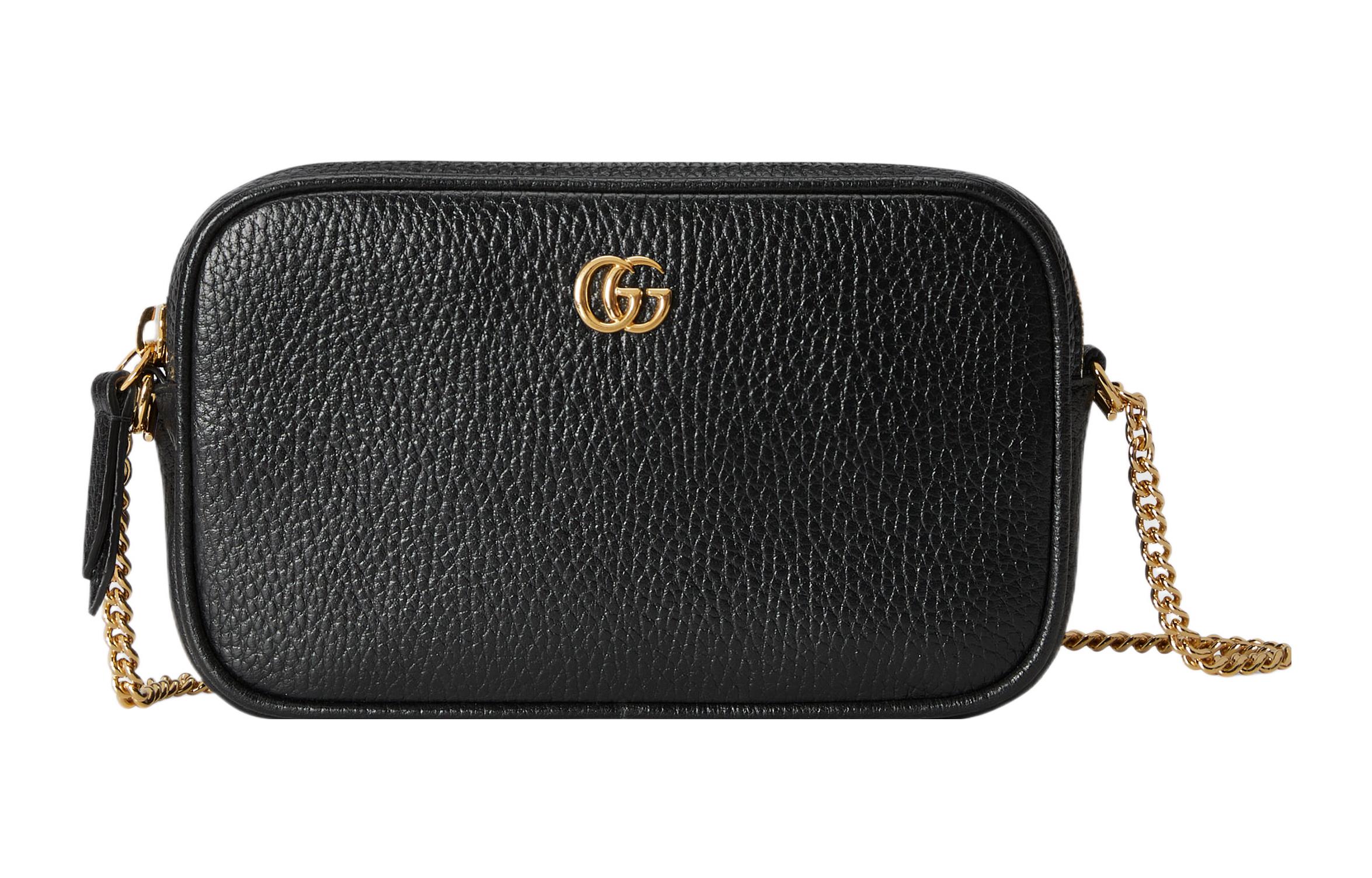 

GUCCI Сумка кросс-боди GG Marmont мини женская черная