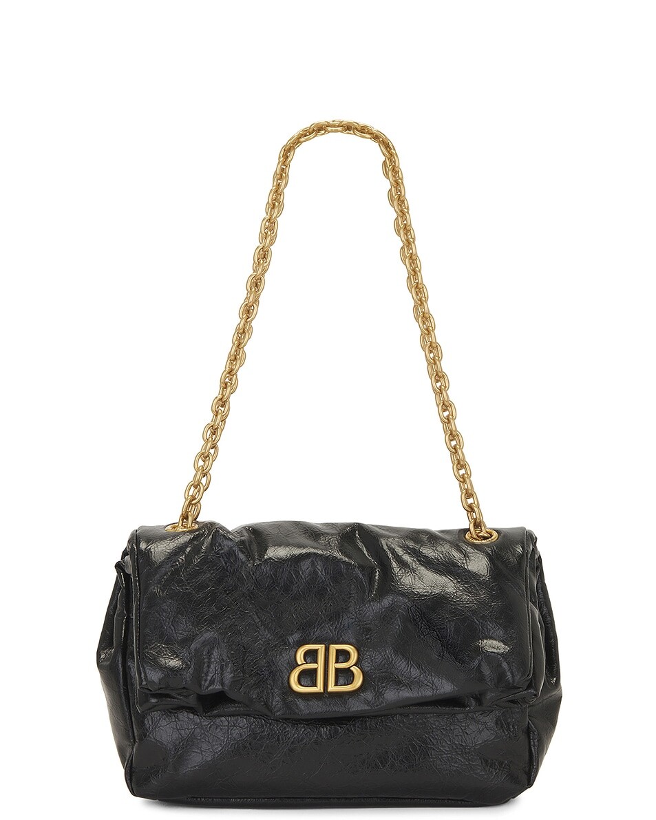 

Маленькая сумка-цепочка Monaco Balenciaga, черный