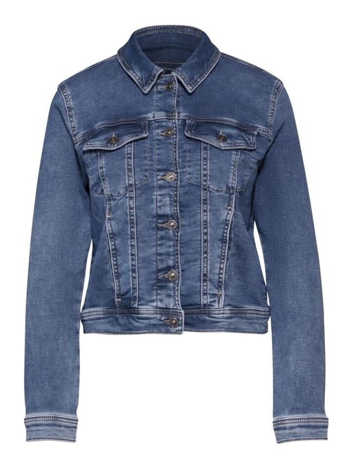 

Джинсовая куртка Street One Jeansjacke, цвет soft medium washed, Серый, Джинсовая куртка Street One Jeansjacke, цвет soft medium washed