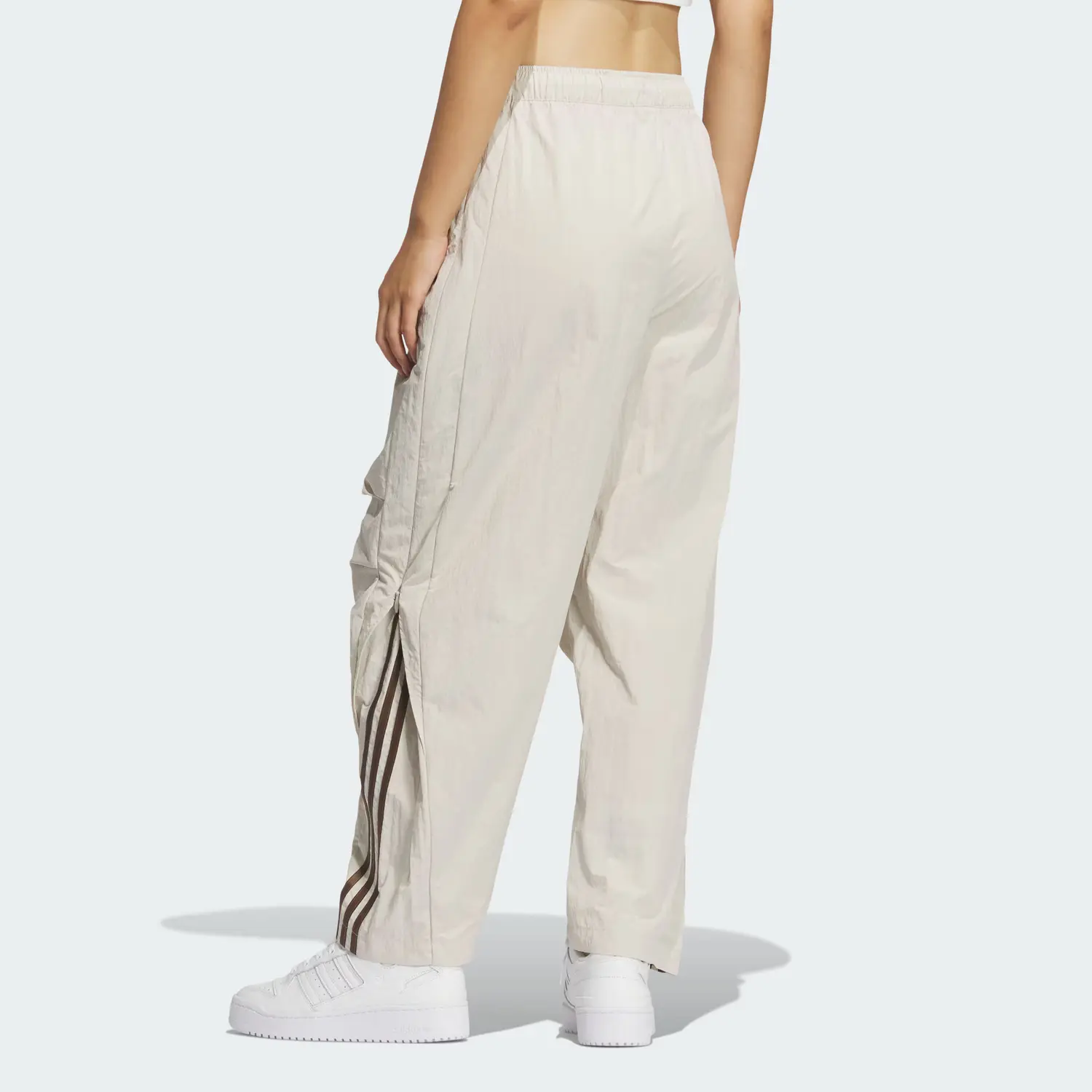 Спортивные штаны женские Adidas Originals, коричневый — фото 4