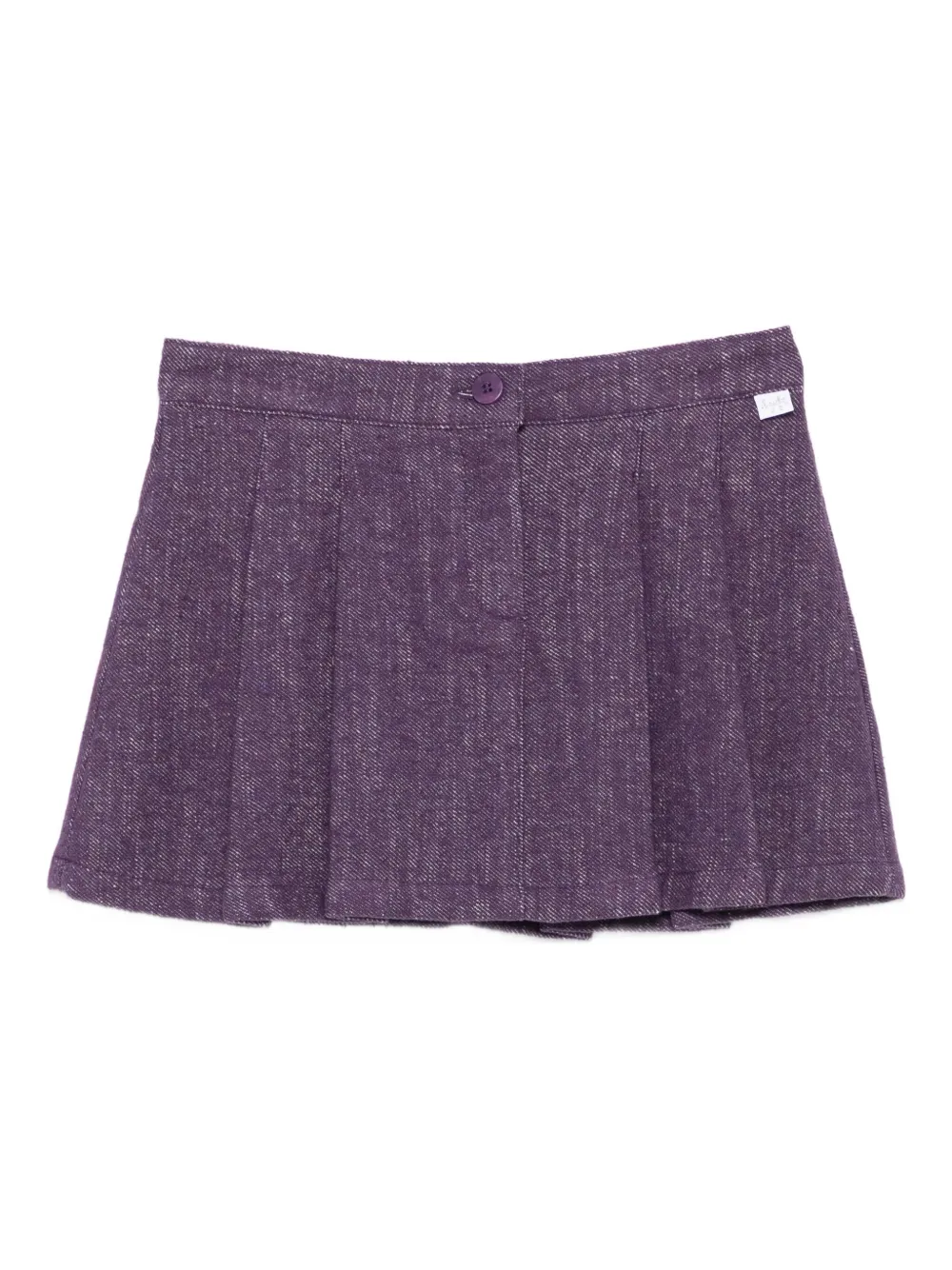 

Плиссированная юбка на пуговицах Il Gufo, фиолетовый