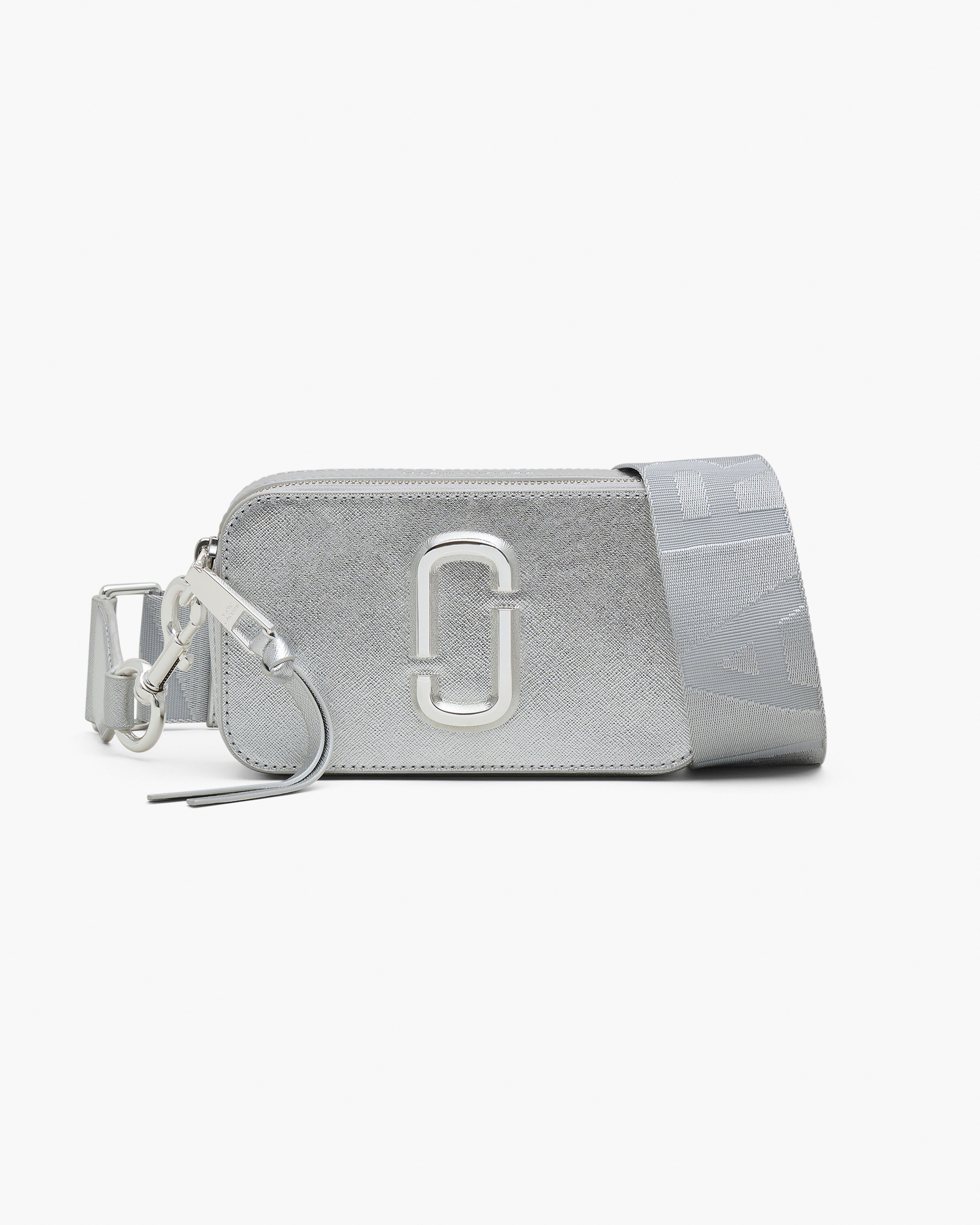 

Сумка The Metallic Snapshot Marc Jacobs, серебряный