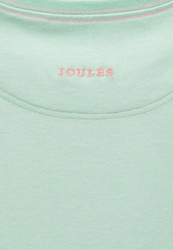 Футболка astra с аппликационным принтом, стандартного кроя. Joules, Aqua Blue — фото 4