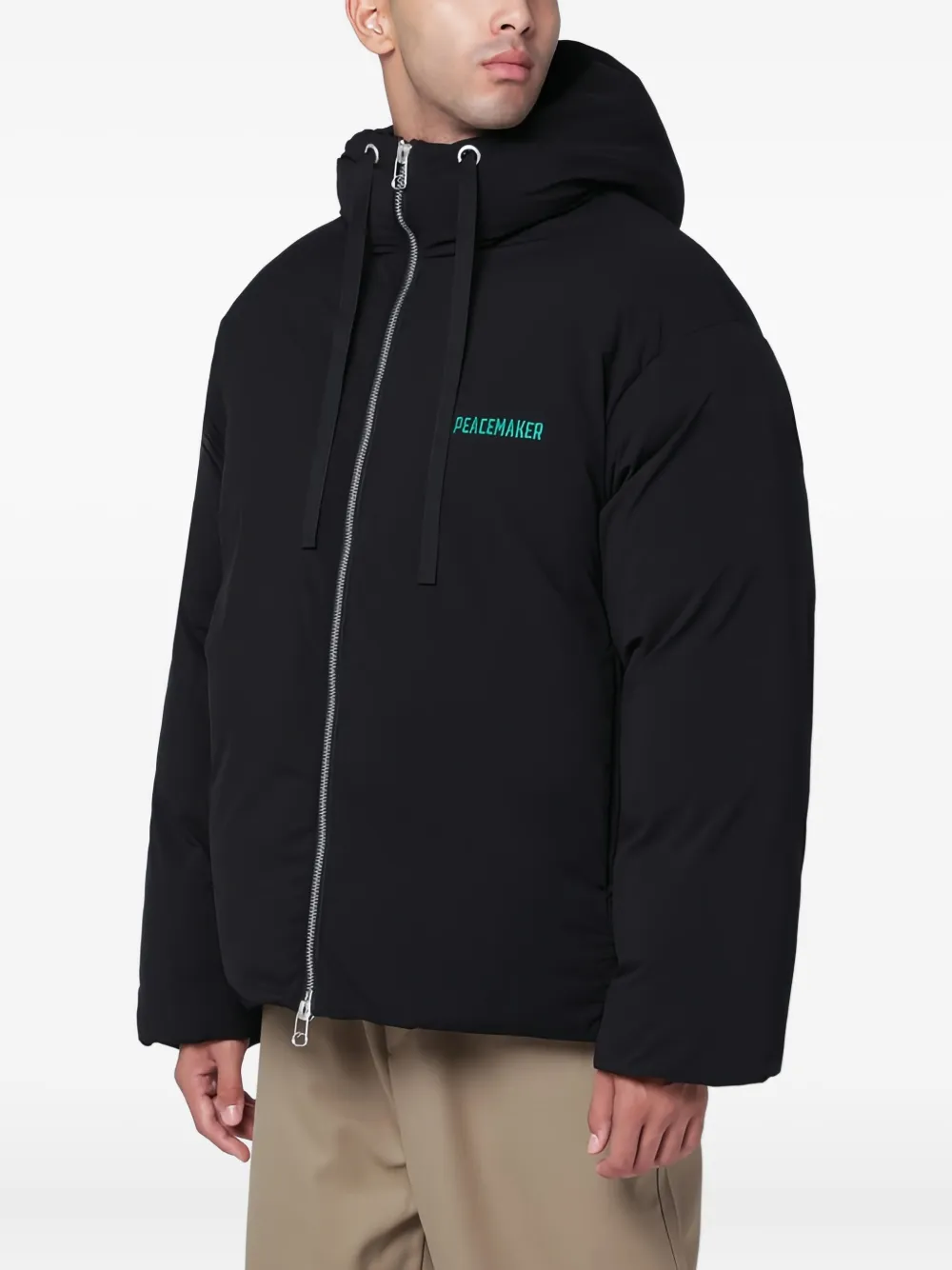 

Стёганая куртка на молнии Oamc, черный