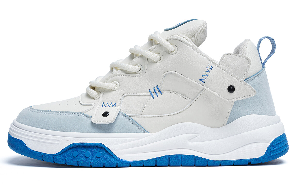 

Кроссовки GOLFCROSS Skateboarding Shoes Unisex Low-top, белый/черный