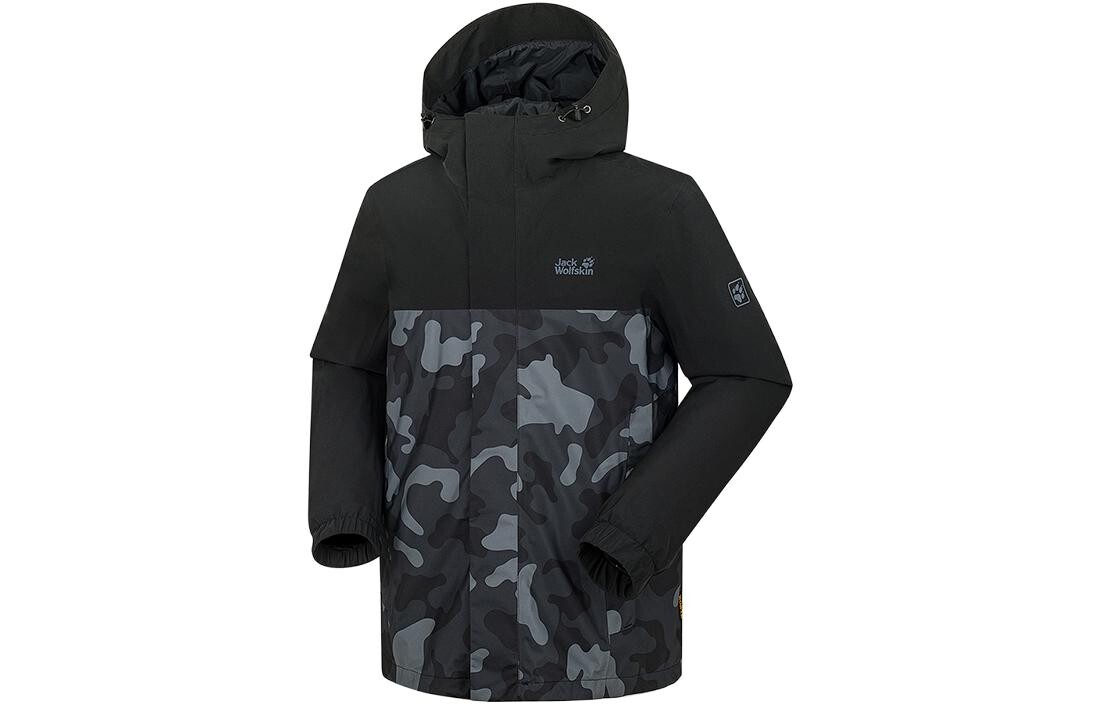 

Ветровка мужская Jack Wolfskin, цвет Black/Black Camo/6346