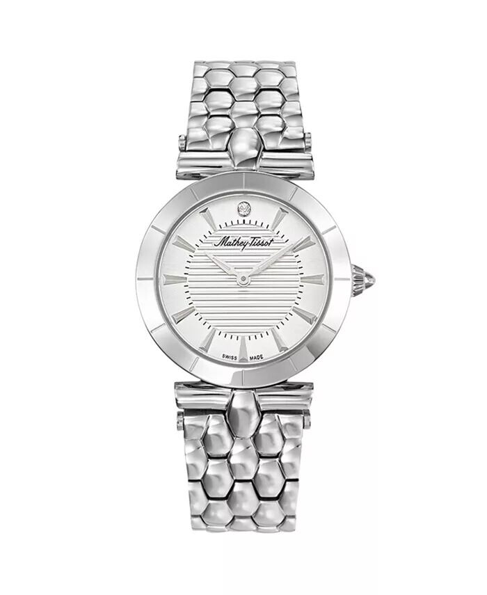 

Женские классические часы с серебряным циферблатом - D106AI Mathey Tissot, серебро