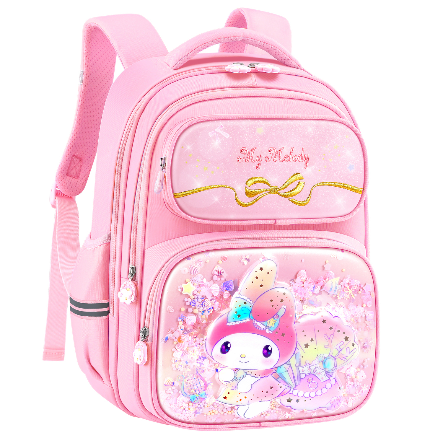 

Sanrio Сумка из полиэстера с искусственной кожей для студенток разноцветная, My Melody Pink