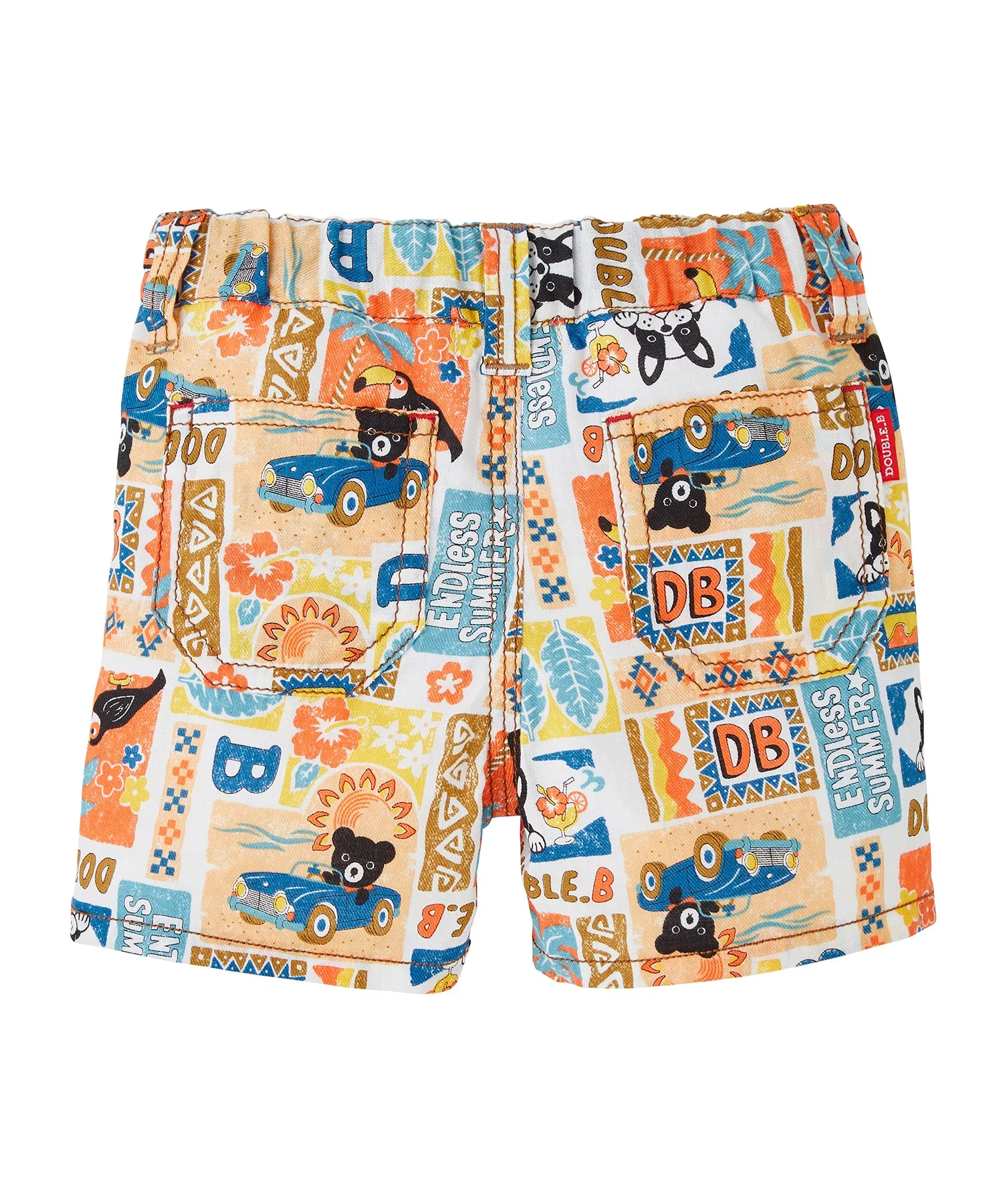 Штаны Surf Botanical Half Pants DOUBLE_B оранжевые — фото 2