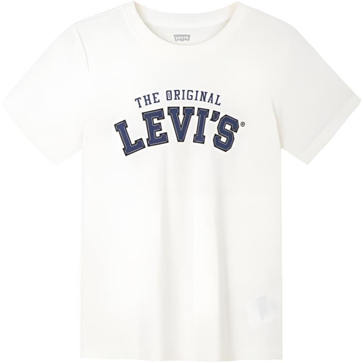 

Футболка унисекс Levis, ярко-белая