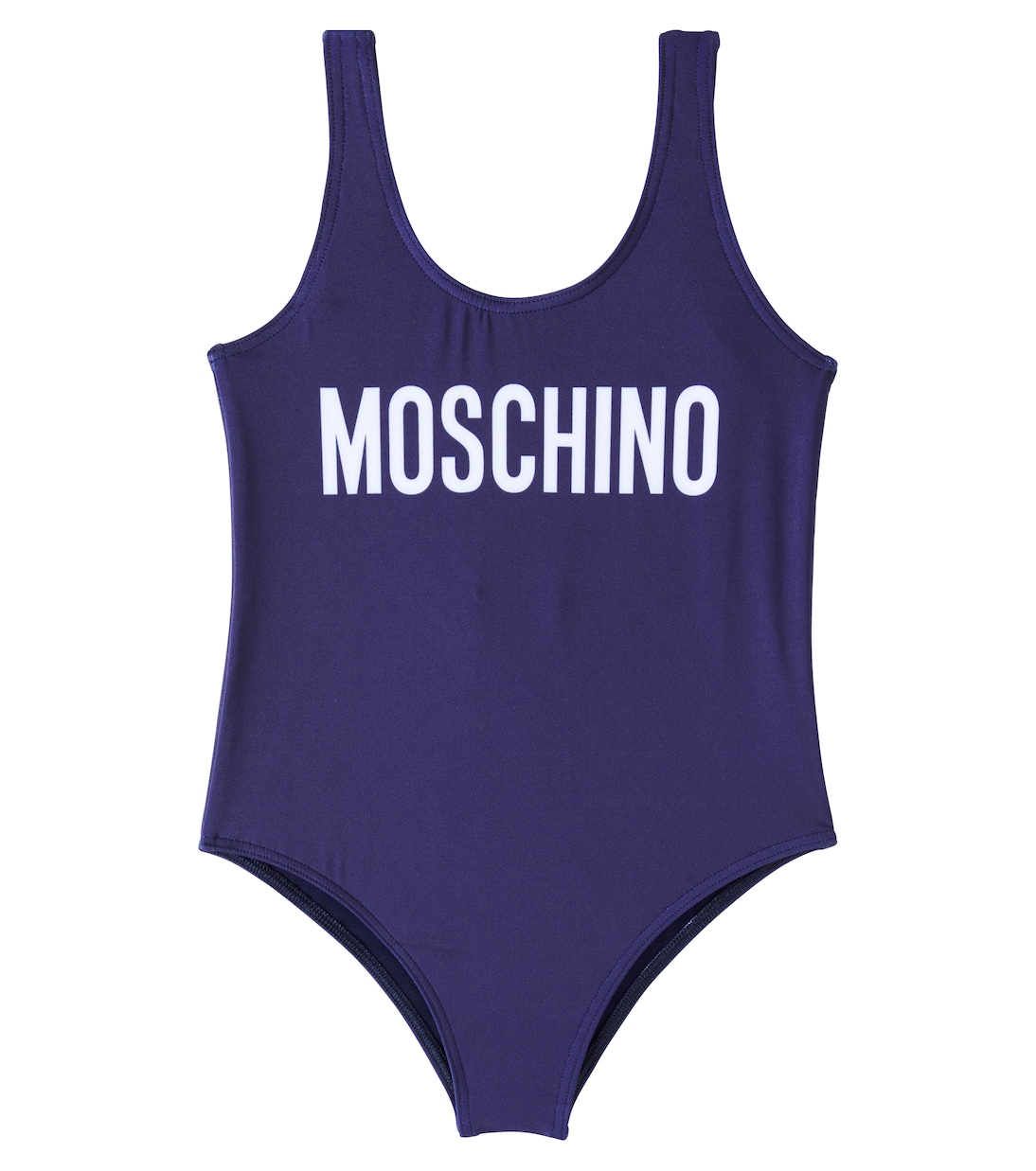 

Купальник с принтом логотипа Moschino Kids, Blu Navy