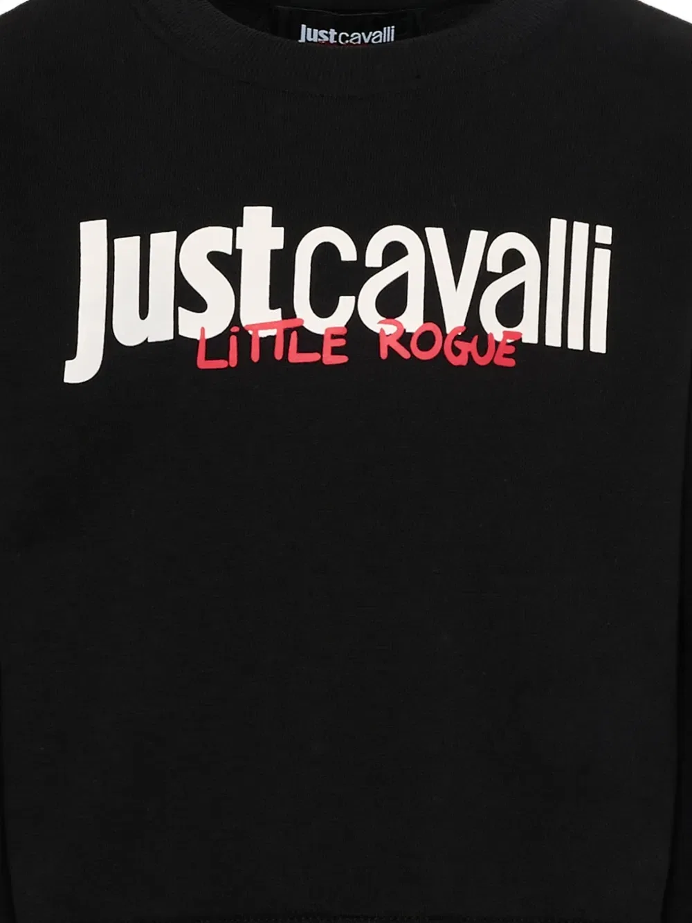 Толстовка с круглым вырезом Just Cavalli Kids, черный — фото 3