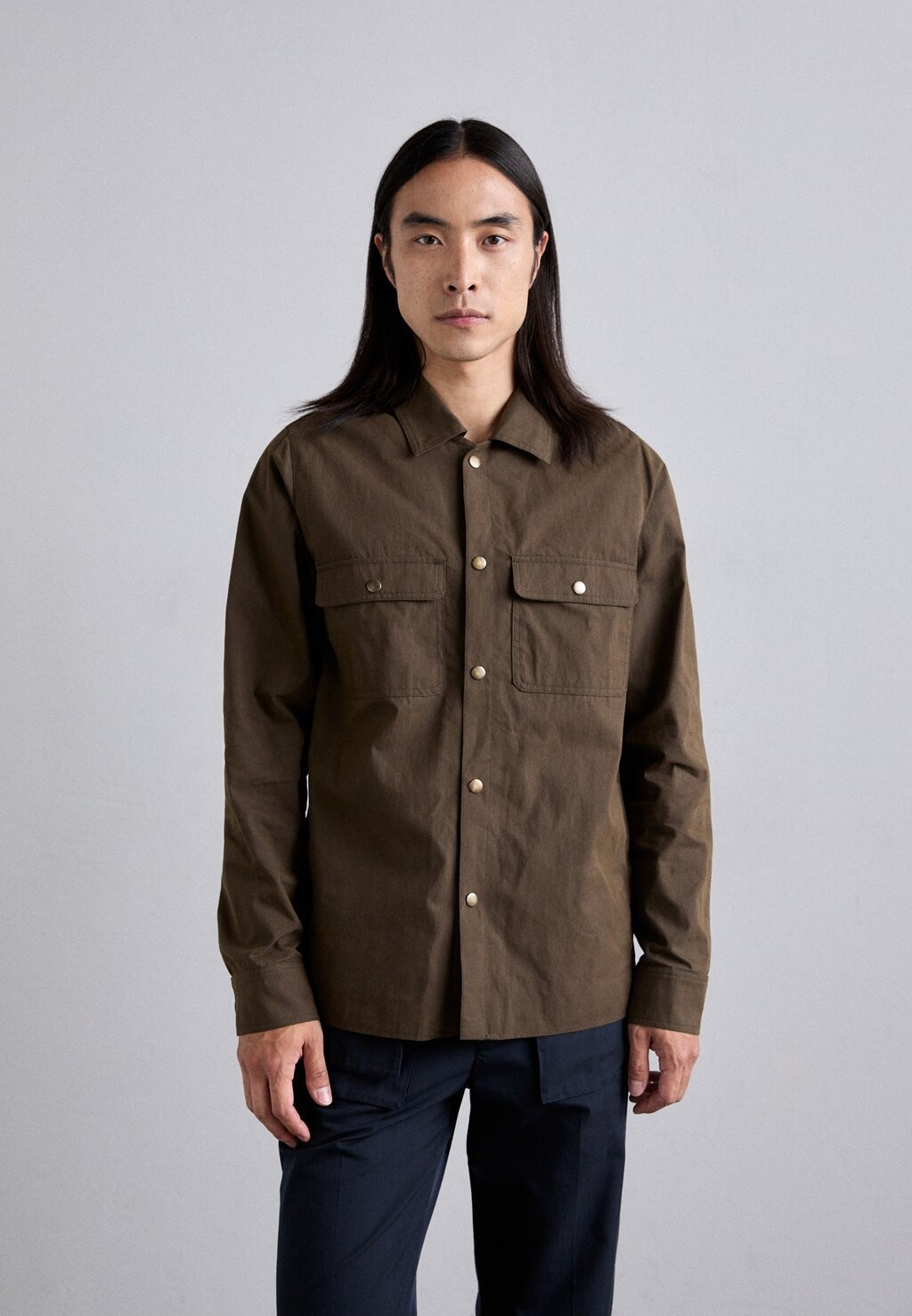 

Летняя куртка WAXED BLOUSON Essential Collective, оливковый