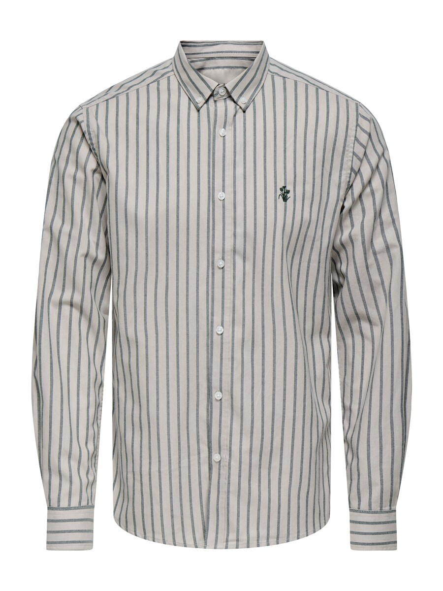 

Рубашка Slim Fit на пуговицах Only & Sons ONSALVARO, Fir/Pastel Green