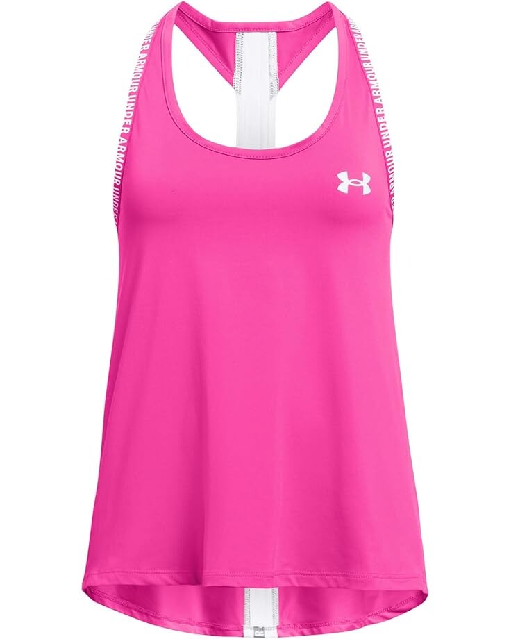 

Топ Under Armour Kids Knockout Tank, цвет Rebel Pink/White