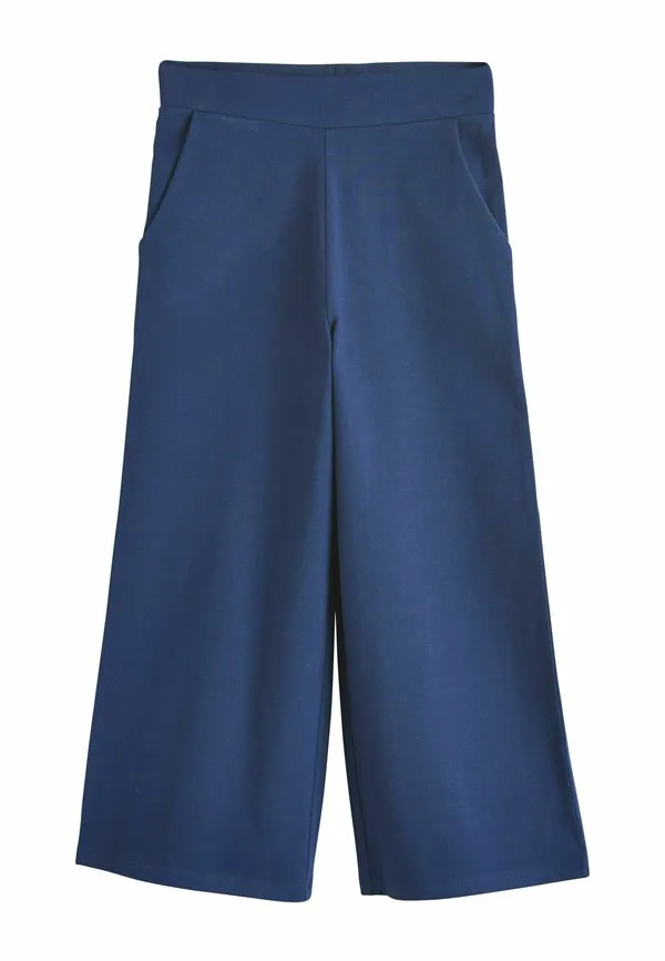 Брюки с широкими штанинами, стандартного кроя Next, Navy Blue