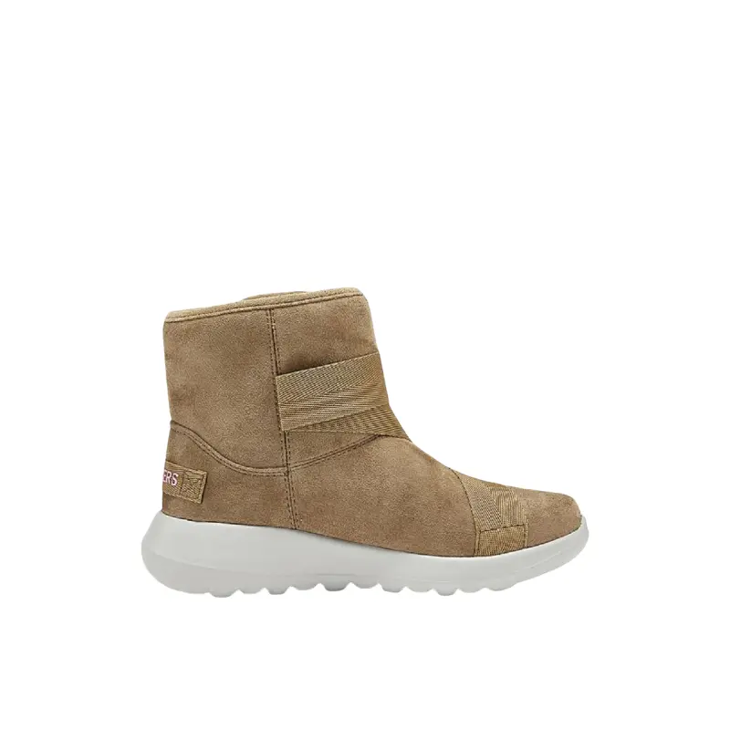 Износостойкие высокие детские ботинки для детей Skechers Kids, Chestnut — фото 3