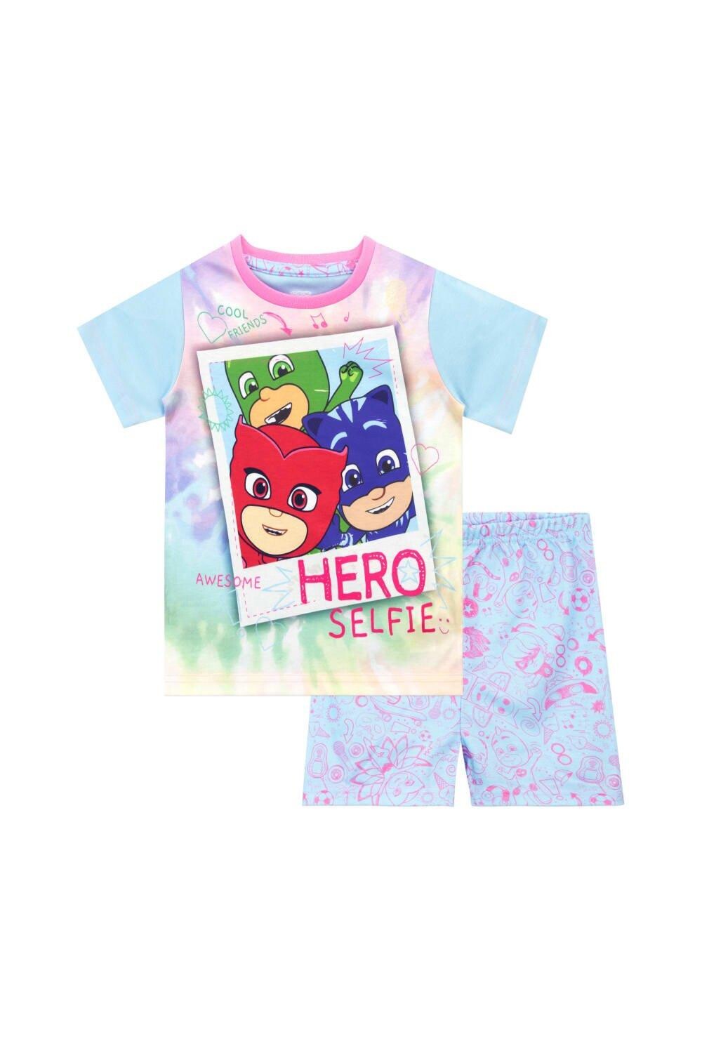 

Короткая пижама для селфи Hero PJ Masks, мультиколор