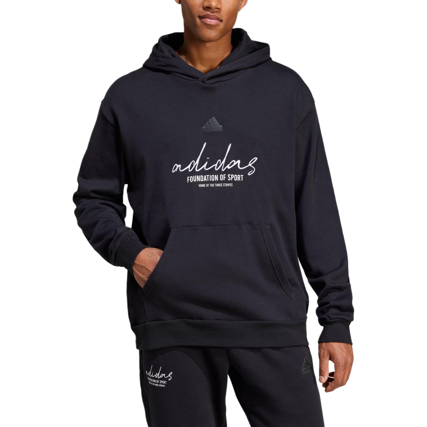 BRAND LOVE FRENCH TERRY Свитер Мужской Черный Adidas — фото 3