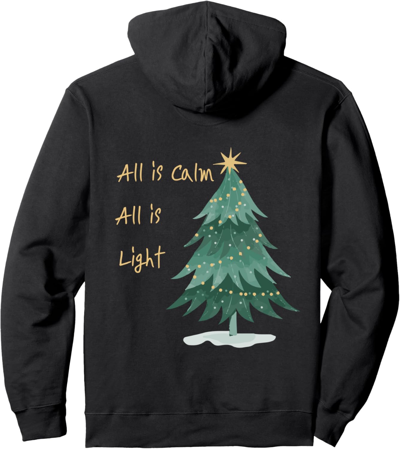 

Рождественская толстовка с изображением дерева All Is Calm (США), черная Christmas Kwanzaa Hanukkah Holiday Shop, Черный, Рождественская толстовка с изображением дерева All Is Calm (США), черная Christmas Kwanzaa Hanukkah Holiday Shop