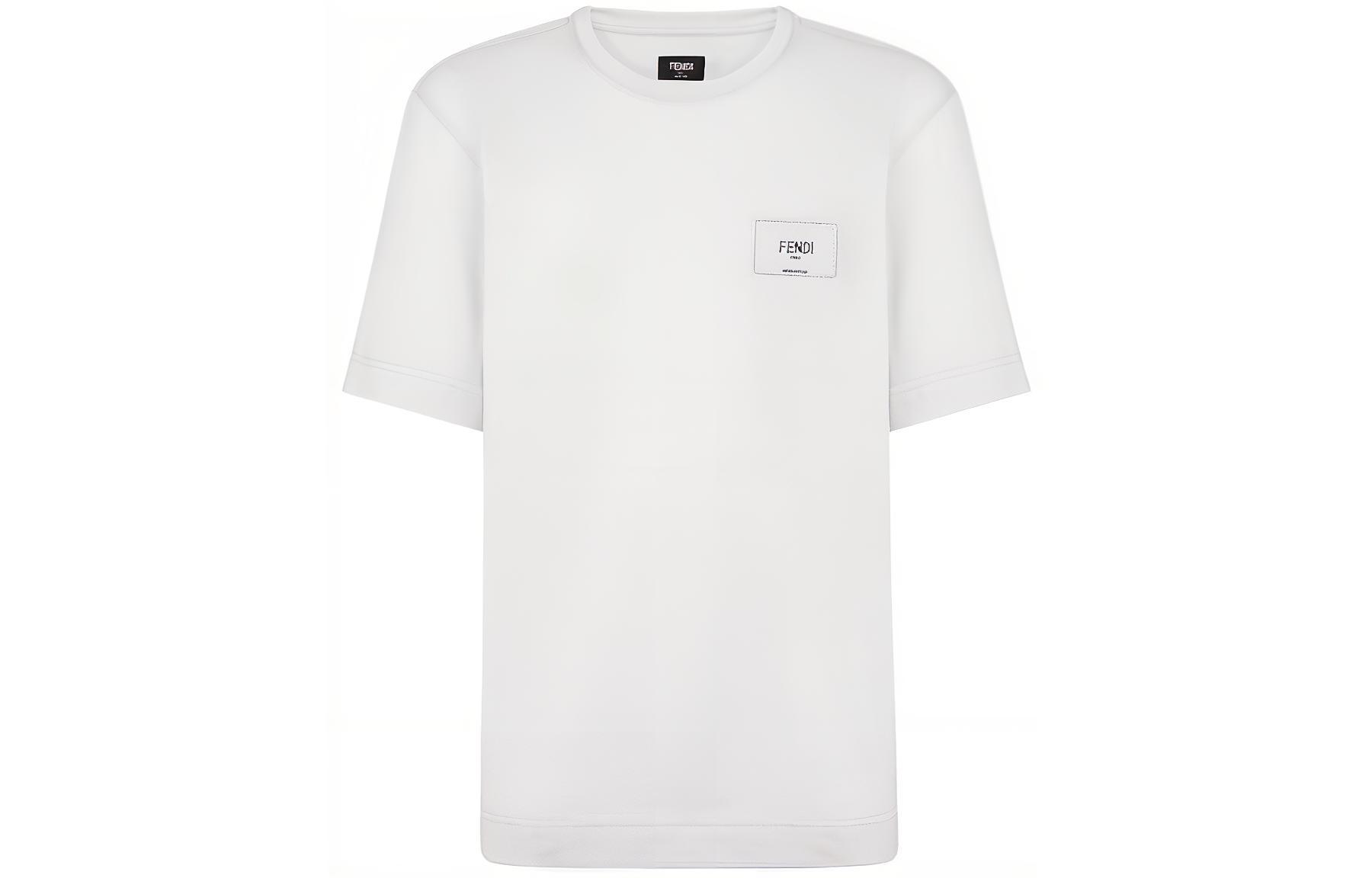 

Футболка с короткими рукавами и круглым вырезом от Marc Jacobs Jersey FENDI, белый
